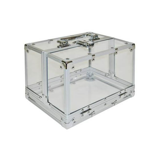 Used 600-Piece Acrylic Chip Case with 6 Chip Trays 